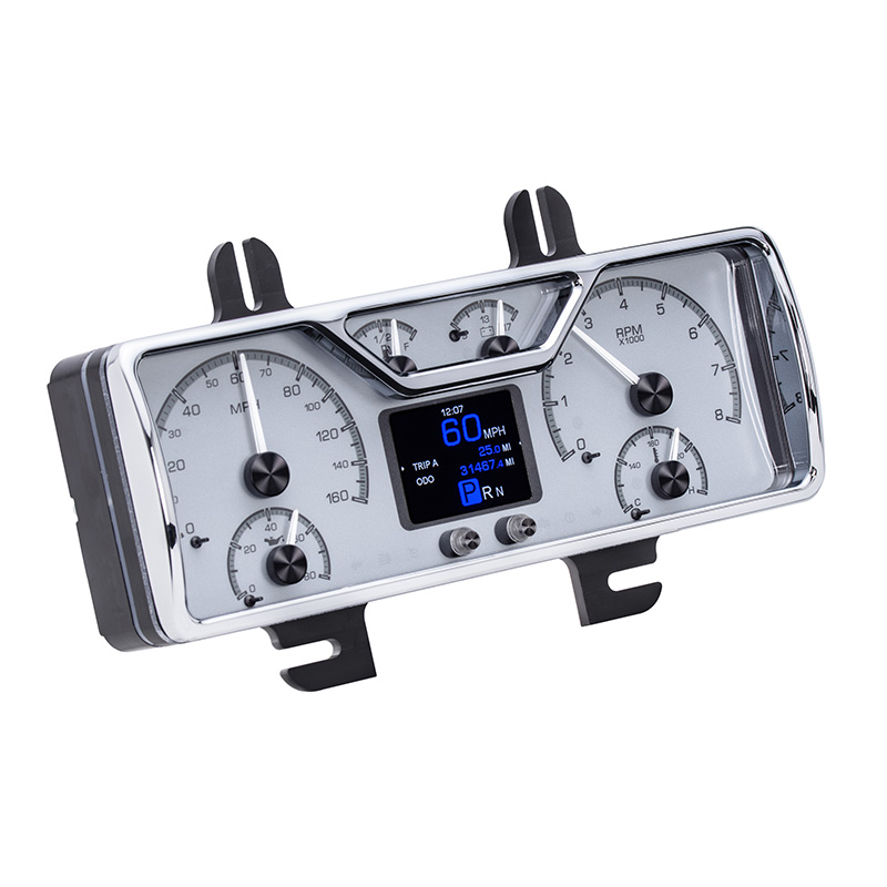 Dakota Digital 1940 Ford Car HDX System, Silver Face: HDX-40F-S